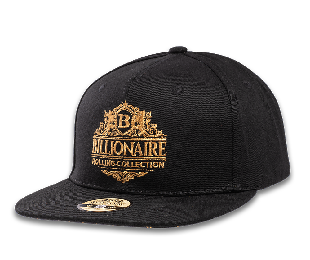 LIMITED EDITION - Billionaire Rolling Collection - Black & Gold Snapback Hat