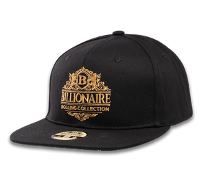 LIMITED EDITION - Billionaire Rolling Collection - Black & Gold Snapback Hat