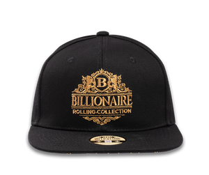 LIMITED EDITION - Billionaire Rolling Collection - Black & Gold Snapback Hat