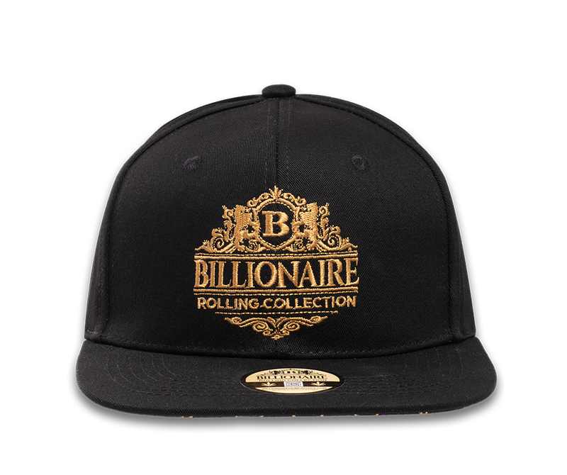 LIMITED EDITION - Billionaire Rolling Collection - Black & Gold Snapback Hat