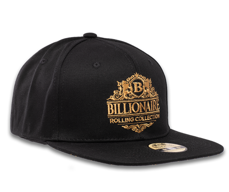LIMITED EDITION - Billionaire Rolling Collection - Black & Gold Snapback Hat