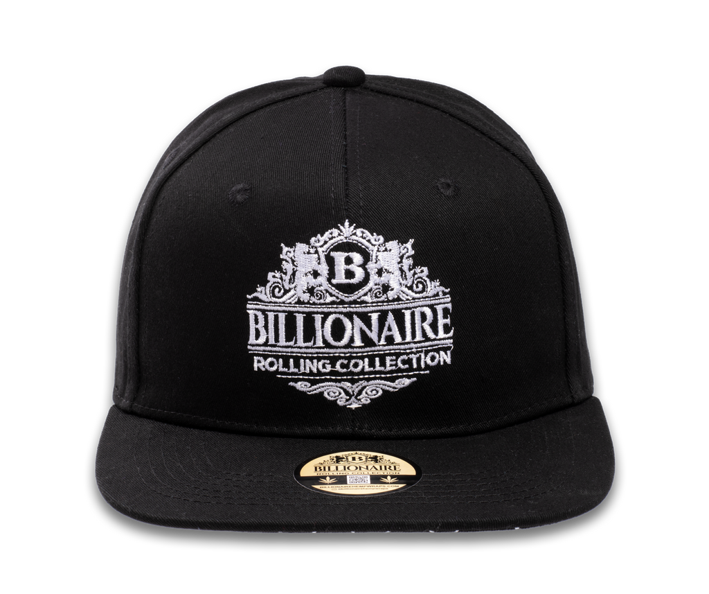 LIMITED EDITION - Billionaire Rolling Collection - Black & White Snapback Hat