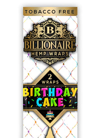 Birthday Cake - Billionaire Hemp Wraps