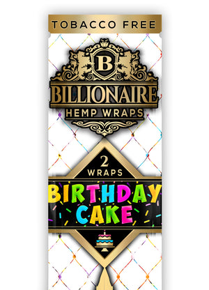 Birthday Cake - Billionaire Hemp Wraps