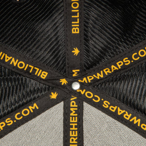 LIMITED EDITION - Billionaire Rolling Collection - Black & Gold Snapback Hat