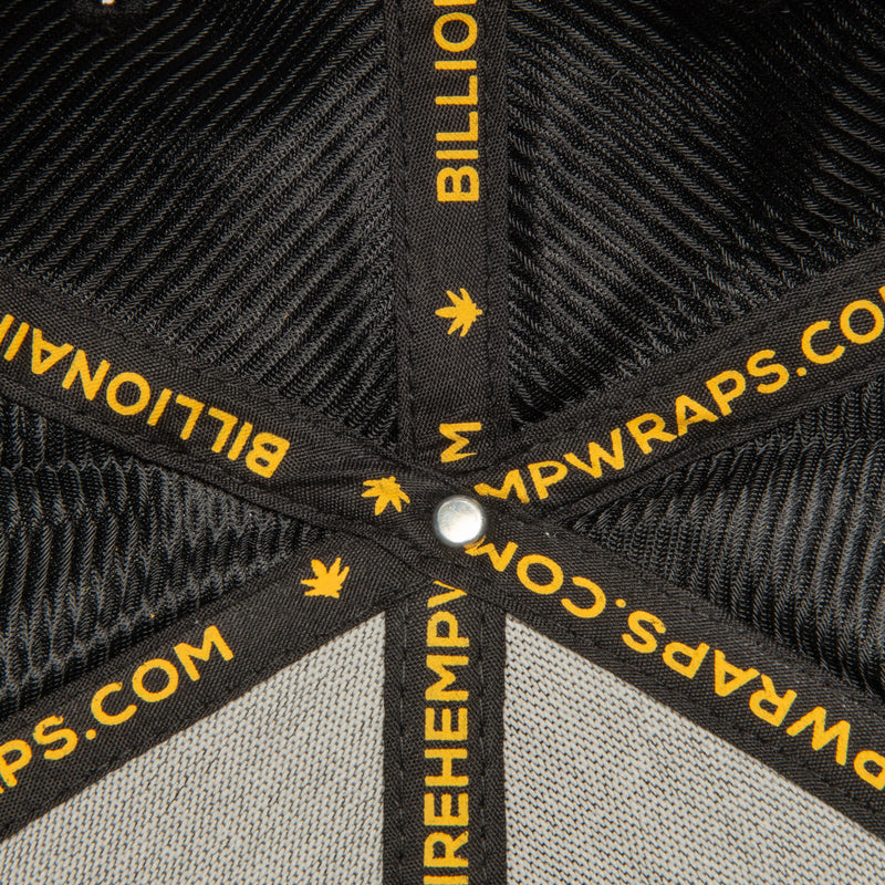 LIMITED EDITION - Billionaire Rolling Collection - Black & Gold Snapback Hat