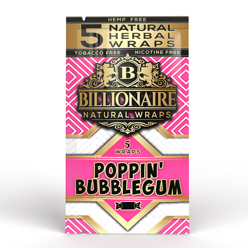 Bubble Gum - Billionaire Tea Leaf Natural Herbal Wraps
