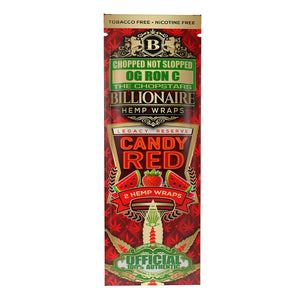 OG RON C - Candy Red - Billionaire Hemp Wraps