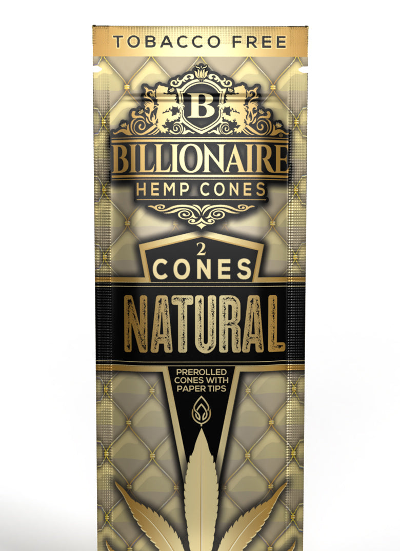 Natural - Billionaire Hemp Cones