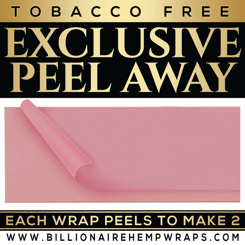 rose wraps tobacco free BUNNY'S 3-PACK - DISPLAY OF 25 Blazy Susan Rose Wraps 25
