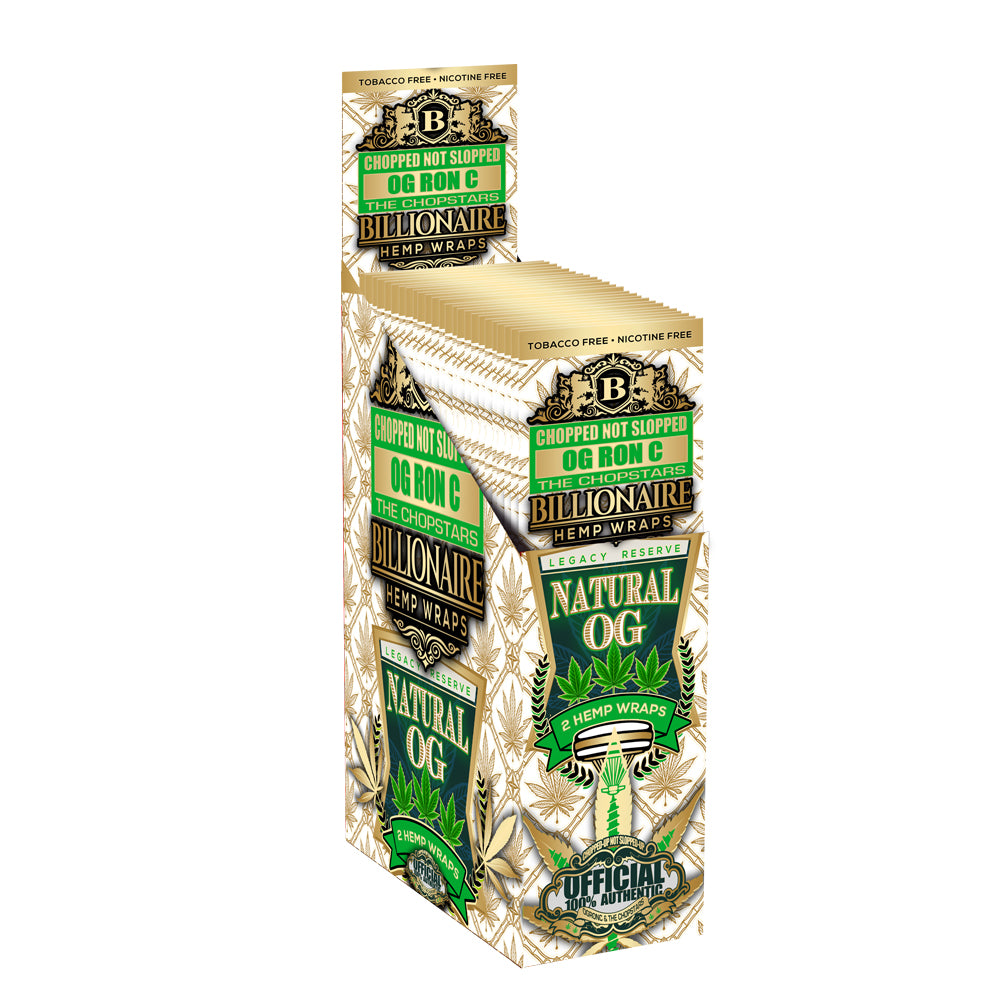 OG RON C - Natural OG - Billionaire Hemp Wraps