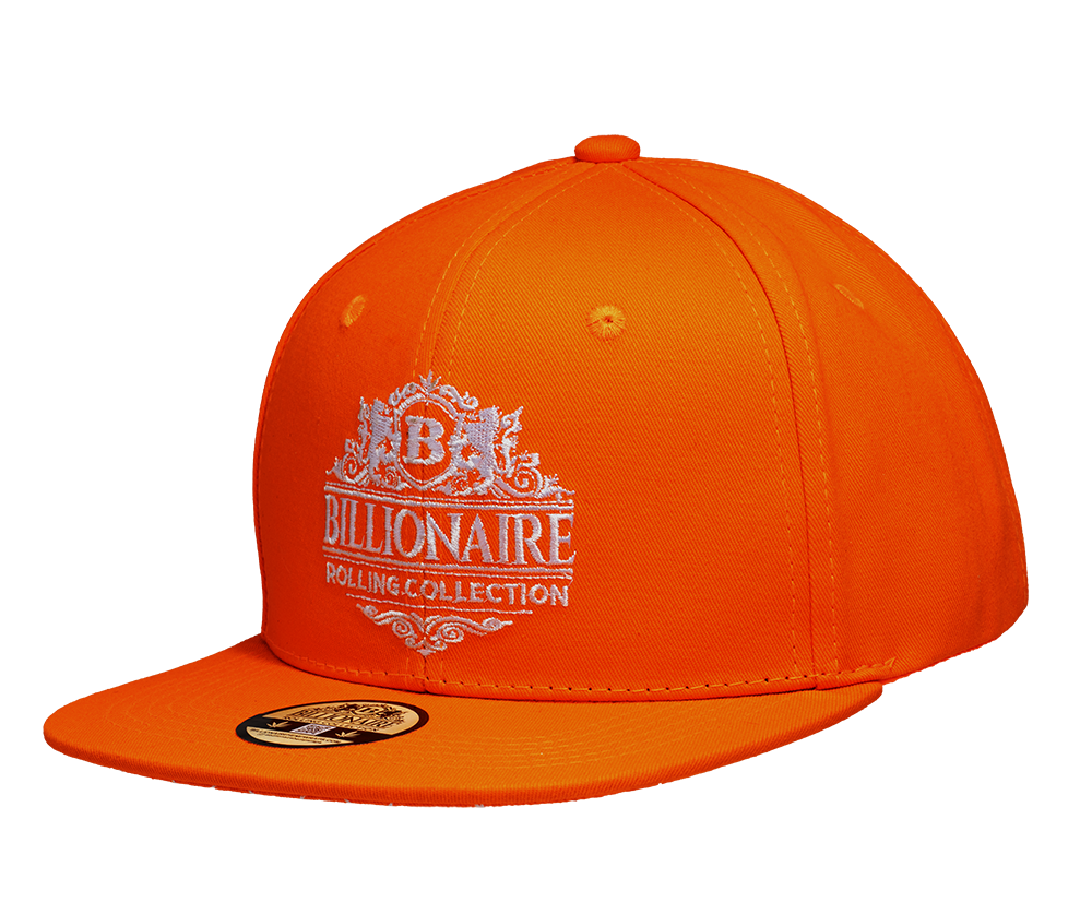 LIMITED EDITION - Billionaire Rolling Collection - Orange Snapback Hat