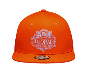LIMITED EDITION - Billionaire Rolling Collection - Orange Snapback Hat