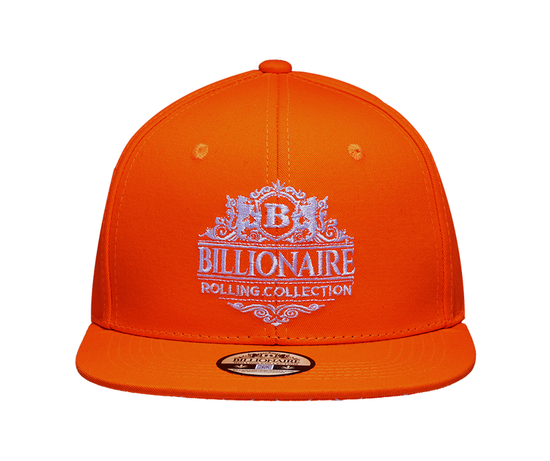 LIMITED EDITION - Billionaire Rolling Collection - Orange Snapback Hat