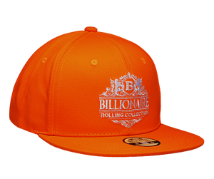 LIMITED EDITION - Billionaire Rolling Collection - Orange Snapback Hat