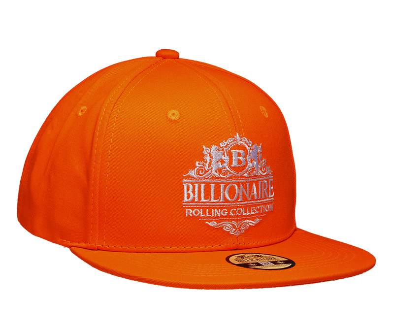 LIMITED EDITION - Billionaire Rolling Collection - Orange Snapback Hat
