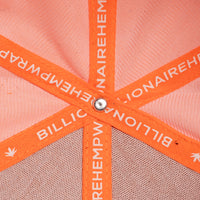 LIMITED EDITION - Billionaire Rolling Collection - Orange Snapback Hat