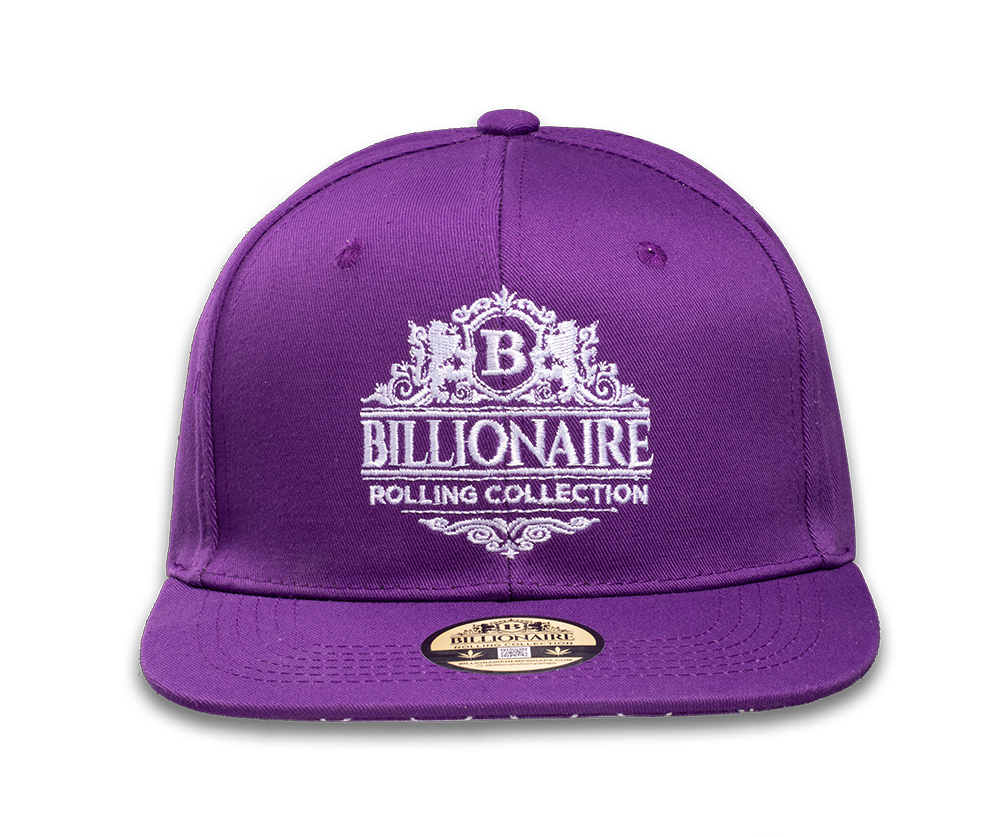 LIMITED EDITION - Billionaire Rolling Collection - Purple Snapback Hat