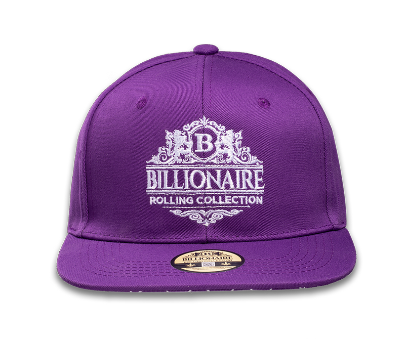 LIMITED EDITION - Billionaire Rolling Collection - Purple Snapback Hat