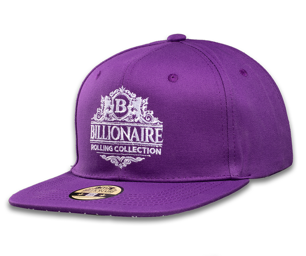 LIMITED EDITION - Billionaire Rolling Collection - Purple Snapback Hat