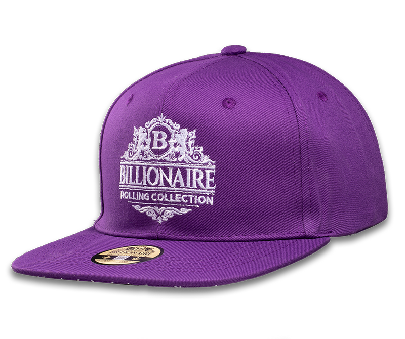 LIMITED EDITION - Billionaire Rolling Collection - Purple Snapback Hat