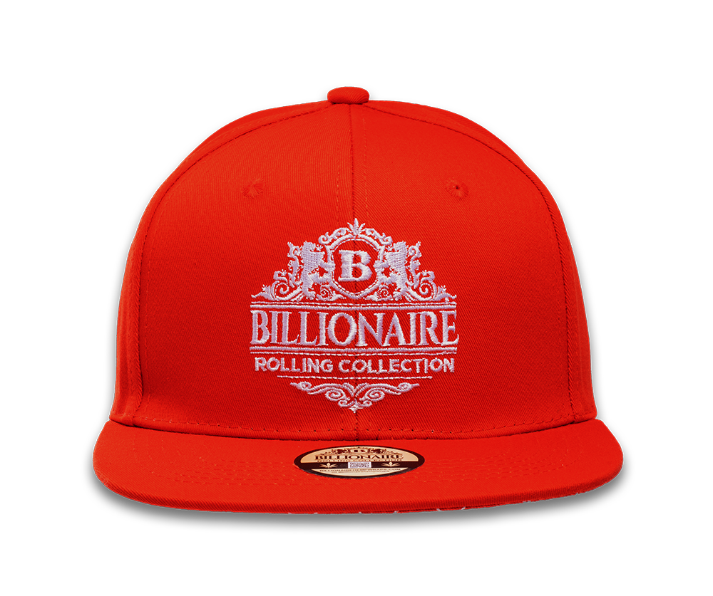 LIMITED EDITION - Billionaire Rolling Collection - Red Snapback Hat