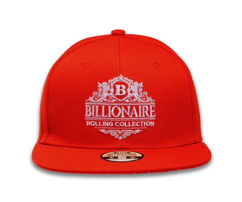 LIMITED EDITION - Billionaire Rolling Collection - Red Snapback Hat