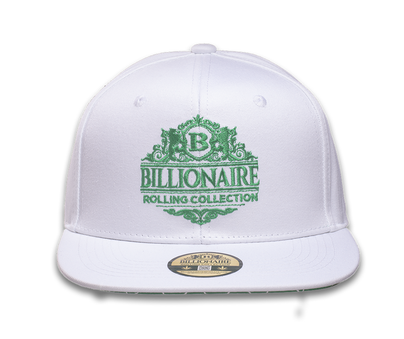 LIMITED EDITION - Billionaire Rolling Collection - White Snapback Hat