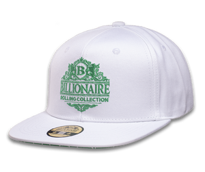 LIMITED EDITION - Billionaire Rolling Collection - White Snapback Hat