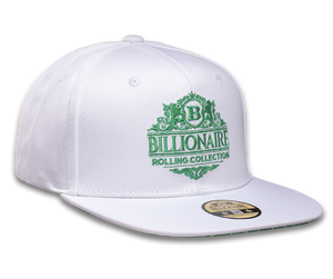 LIMITED EDITION - Billionaire Rolling Collection - White Snapback Hat