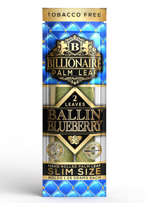 Ballin' Blueberry - Billionaire Palm Leaf Slim Size