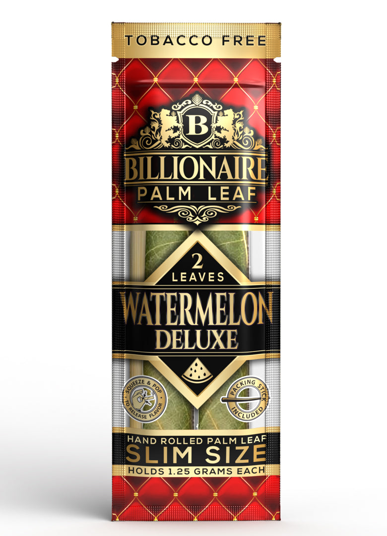 Watermelon Deluxe - Billionaire Palm Leaf Slim Size
