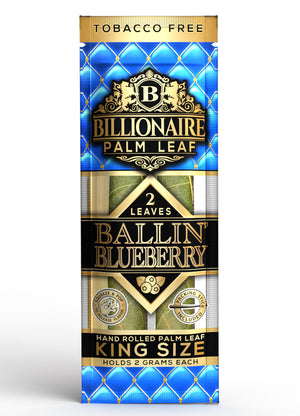 Ballin' Blueberry - Billionaire Palm Leaf King Size